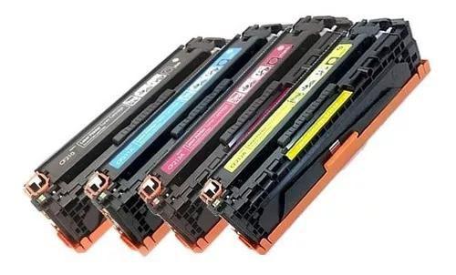 Imagem de Kit Toner Novo Para Impressora Laser jet Pro Cp1525nw Color