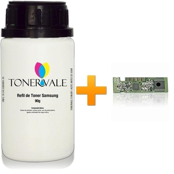 Imagem de Kit Toner Refil + Chip Toner TankFull Para Samsung CLT-K406S Black - SL C410W SL C460W, CLP-365 Dose Única