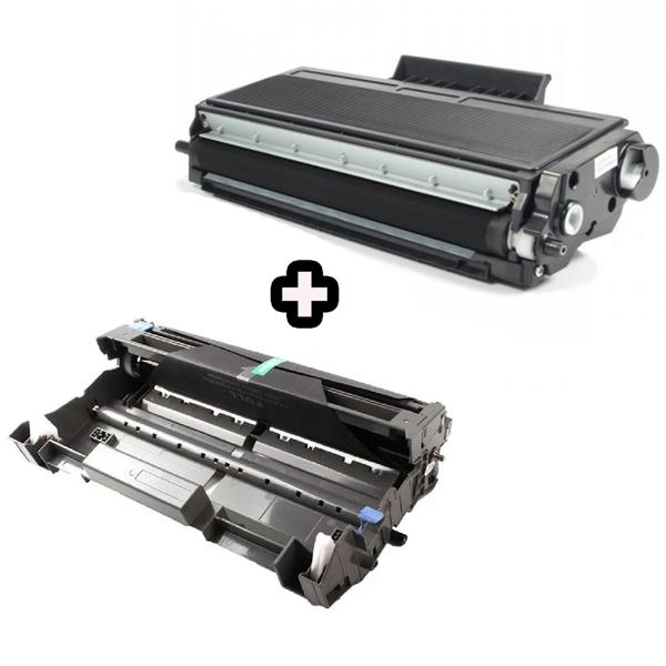 Imagem de kit Toner TN650 + Fotocondutor Dr620 Compatível para impressora Brother MFC8480