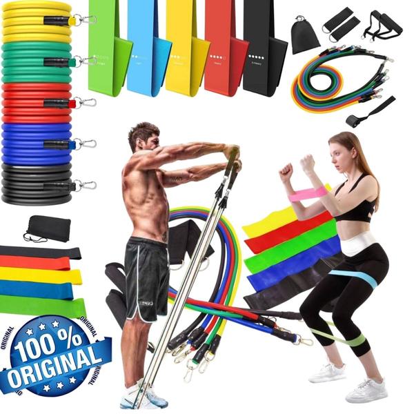 kit Tonificador muscular 16 peças Malhar em casa Treino exercício funcional Funcional - SLU Sports PRO Imagem de kit Tonificador muscular 16 peças Malhar em casa Treino exercício funcional Funcional