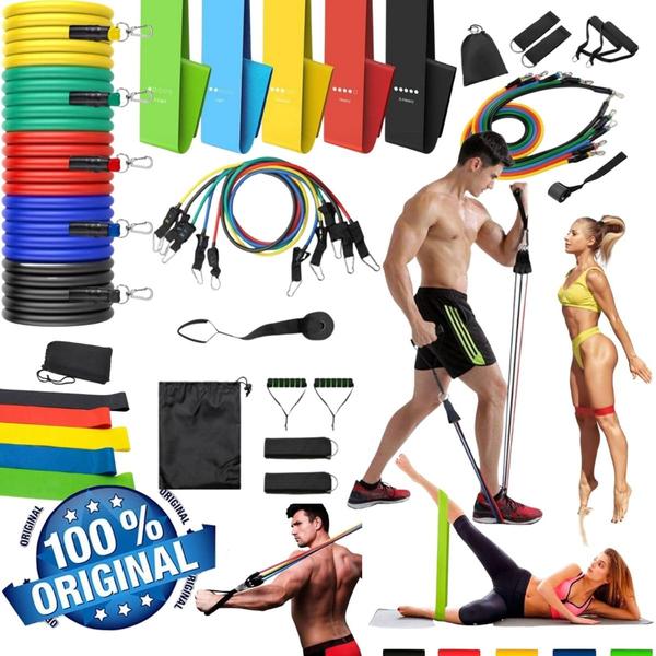 kit Tonificador muscular 16 peças Malhar em casa Treino exercício funcional Funcional - SLU Sports PRO Imagem de kit Tonificador muscular 16 peças Malhar em casa Treino exercício funcional Funcional