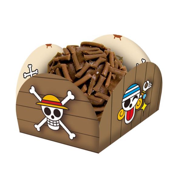 Imagem de Kit Topo de Bolo e Porta Forminha Festa One Piece