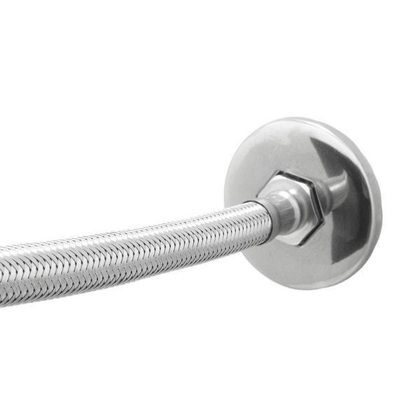 Kit Torneira Cozinha Bancada Cromada Luxo 1/4V + 2 Flexíveis - Shophidraulica Imagem de Kit Torneira Cozinha Bancada Cromada Luxo 1/4V + 2 Flexíveis