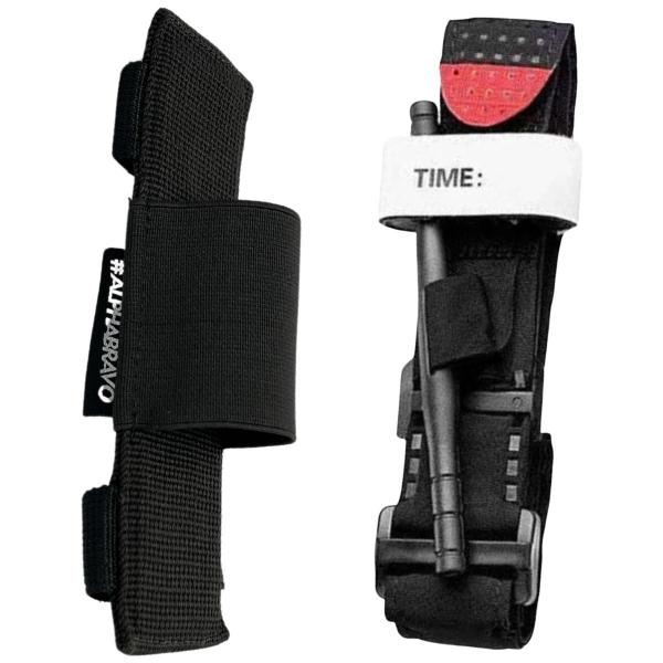 Imagem de Kit torniquete com Porta Torniquete Tático Preto Modular Horizontal Cinto Cordura Colete