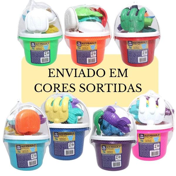 Kit Touca Infantil Peixinho + Bola Inflavel Laranja 40 Cm + Baldinho de Praia com 8 Pecas Sortidas Imagem de Kit Touca Infantil Peixinho + Bola Inflavel Laranja 40 Cm + Baldinho de Praia com 8 Pecas Sortidas