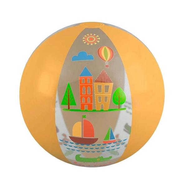 Kit Touca Infantil Peixinho + Bola Inflavel Laranja 40 Cm + Baldinho de Praia com 8 Pecas Sortidas Imagem de Kit Touca Infantil Peixinho + Bola Inflavel Laranja 40 Cm + Baldinho de Praia com 8 Pecas Sortidas