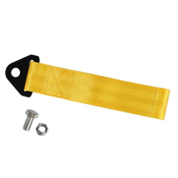 Kit Tow Strap Fita Cinta de Reboque Amarelo Engate Estilo BR - Veon Imagem de Kit Tow Strap Fita Cinta de Reboque Amarelo Engate Estilo BR
