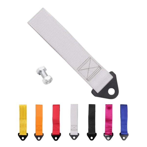 Kit Tow Strap Fita Universal Cinta de Engate Cinza Estilo BR - Veon Imagem de Kit Tow Strap Fita Universal Cinta de Engate Cinza Estilo BR