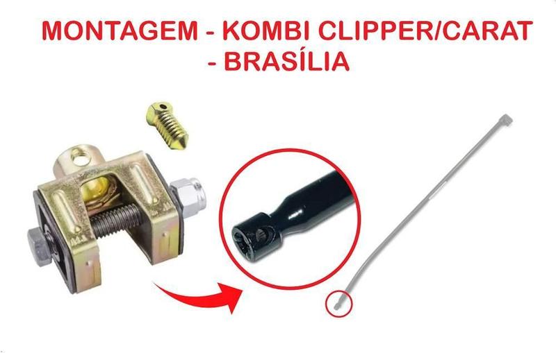 Imagem de Kit Trambulador Gaiola Bucha Varão Kombi Clipper 78 Até 96