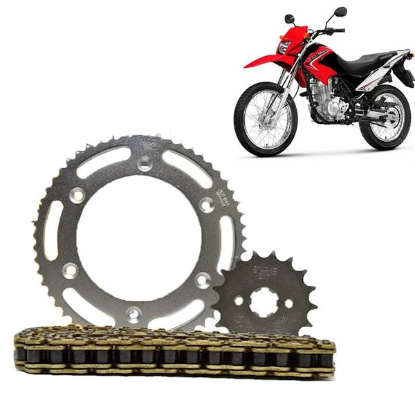 Imagem de Kit Transmissão Honda Nxr Bros 125 Com Retentor - Starke