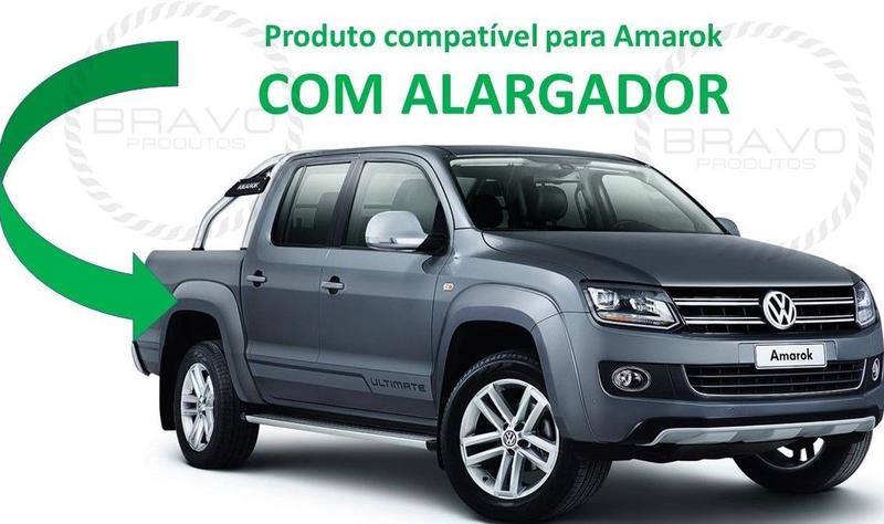 Imagem de Kit Traseiro Apara Barro Amarok  2012 A 2016 Com Alargador