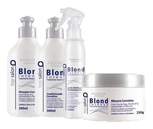 Imagem de Kit Tratamento Matizador Blond Intense -  Para Cabelos Loiros e Grisalhos