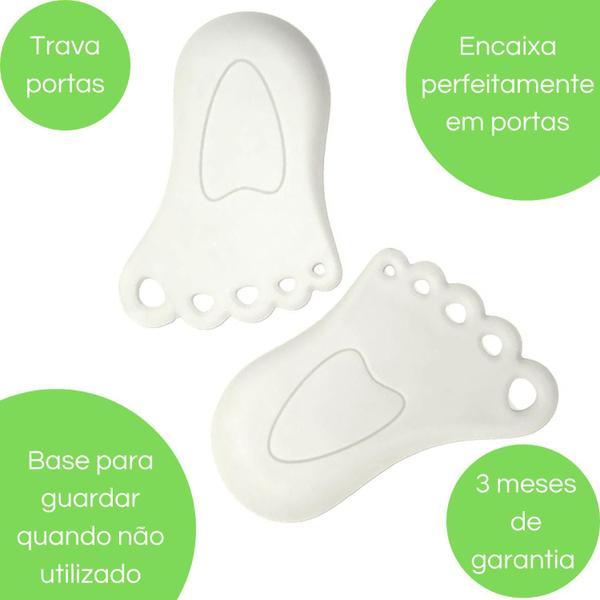 Imagem de Kit Trava Portas Tranca Armário Gaveta Mais Segurança Em