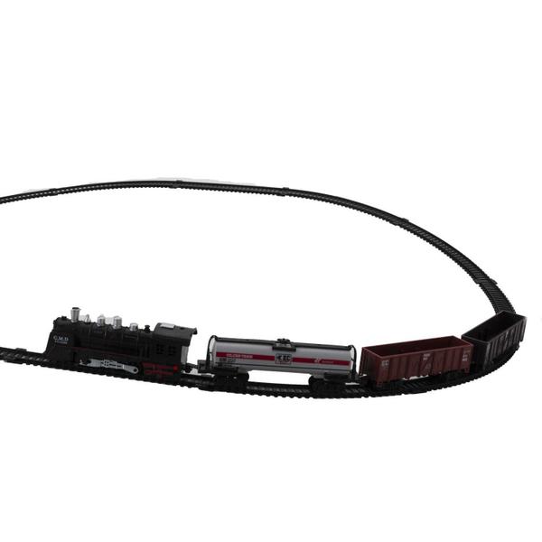 Kit Trem Vagões E Trilhos Para Brincar Divertido - DM Toys Imagem de Kit Trem Vagões E Trilhos Para Brincar Divertido