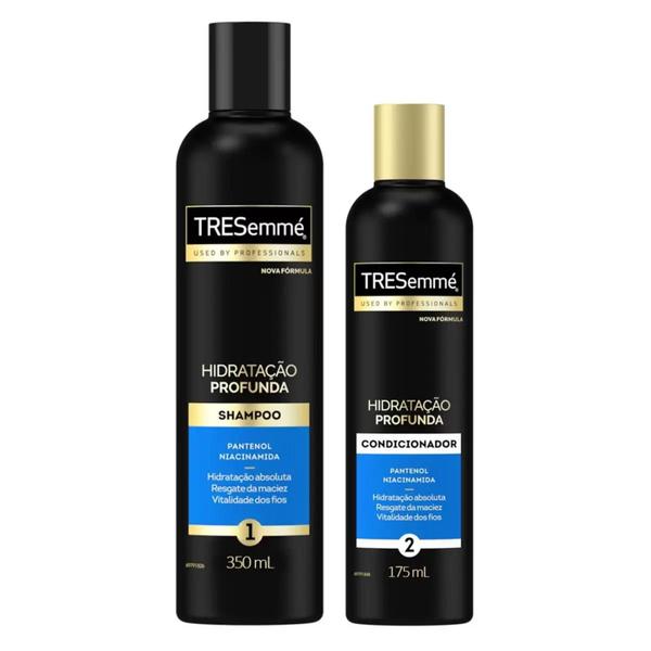 Imagem de Kit TRESemmé Hidratação Profunda Shampoo 350ml + Condicionador 170ml