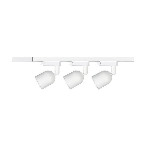 Imagem de Kit trilho elegance branco fosco 3 spots de 7w 6500k emissão de luz branca avant