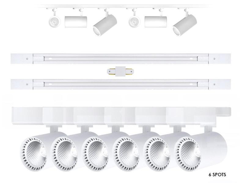 Imagem de Kit Trilho Eletrificado 2m+7 Spots Led 7w Branco Frio 6000k