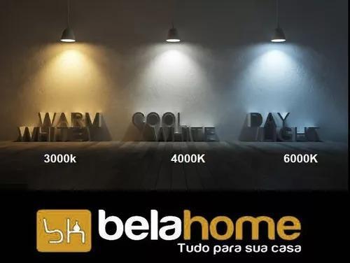 Imagem de Kit Trilho Eletrificado Com 4 Spots Led 7w - Branco/ Preto (BRANCO-FRIO)