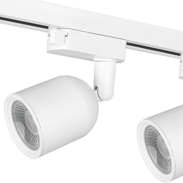 Imagem de Kit Trilho Led com 3 Spots 7W Luz Amarela Elegance - Avant