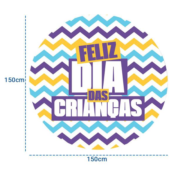 Kit Trio Capas Cilindro + Painel Decorado Crianças Sublimado - Decoraset Imagem de Kit Trio Capas Cilindro + Painel Decorado Crianças Sublimado