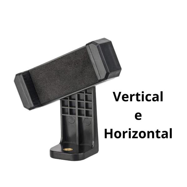 Imagem de Kit Tripé Profissional + Suporte Para Celular Câmera+Disparador