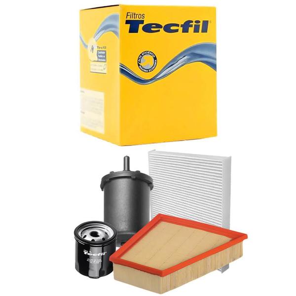 Imagem de Kit Troca de Filtros Voyage 1.6 8V Flex 2008 a 2015 Tecfil