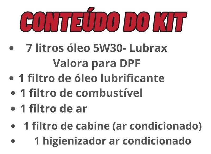 Imagem de Kit Troca De Óleo E Filtros Completo Vw Amarok 2.0 5w30 sintetico 2010 a 2014