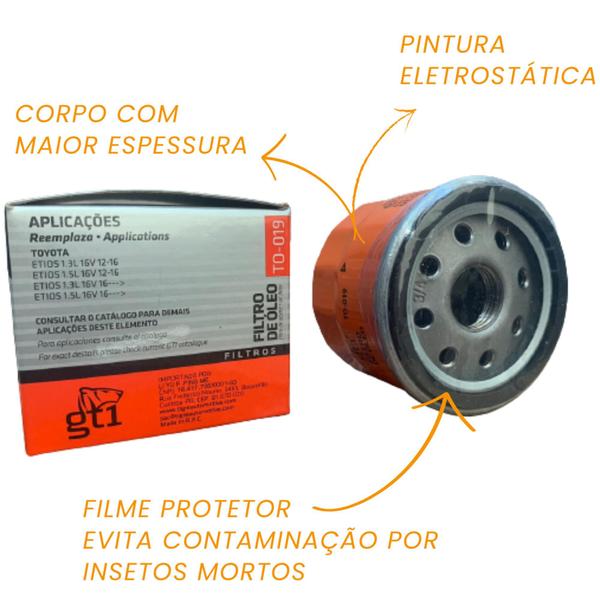 Imagem de Kit Troca de Oleo Toyota Etios 4 Litros 5w30 semi sintetico + filtro