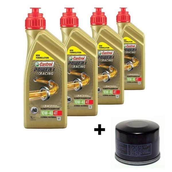 Imagem de Kit Troca Óleo Castrol10W40 Filtro ÓLeo BMW R1200 GS 2013-16