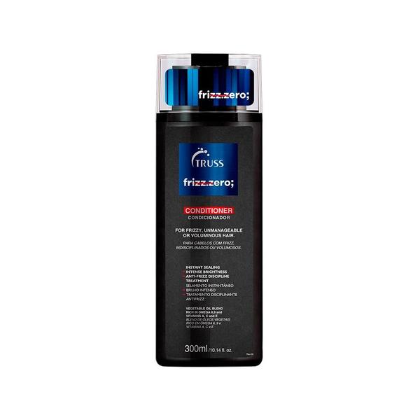 Kit Truss Frizz Zero Shampoo 300ml + Condicionador 300ml + Finalizador 260ml Imagem de Kit Truss Frizz Zero Shampoo 300ml + Condicionador 300ml + Finalizador 260ml