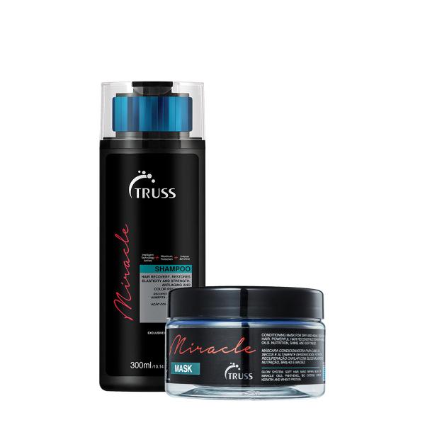 Kit Truss Miracle Shampoo e Máscara (2 produtos) Imagem de Kit Truss Miracle Shampoo e Máscara (2 produtos)