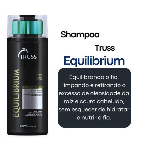 Imagem de Kit Truss Shampoo Equilibrium 300ml - 12 Unidades