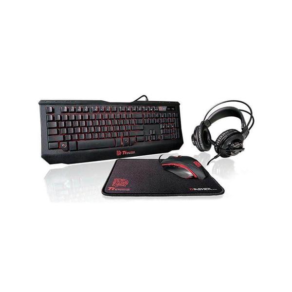 Imagem de Kit Tt teclado+mouse+mousepad+headset esports gaming KBGCKPLBLPB01