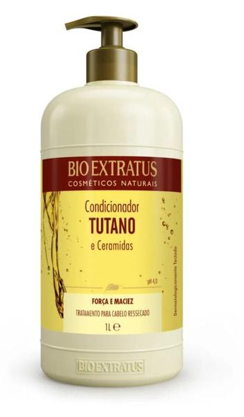 Imagem de Kit Tutano e Ceramidas - Força e Maciez Cabelos Ressecados (Shampoo e Condicionador 1L) Bio Extratus