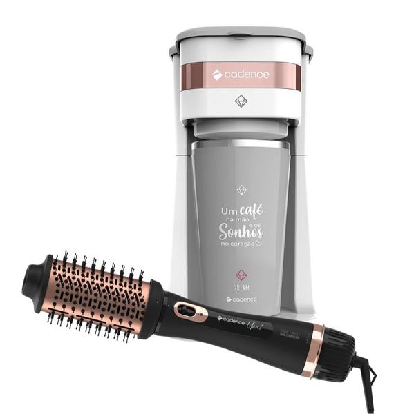 Kit Uau Cadence - Escova e Cafeteira Dream Kit Uau Cadence - Escova e Cafeteira Dream
