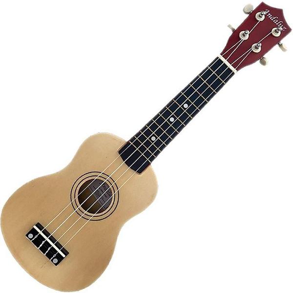 Imagem de Kit Ukulele Barato Acústico Soprano Andaluz Uk-s01 Natural