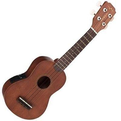 Imagem de Kit Ukulele Elétrico + Capa + Palhetas Vuk309 Vogga Envio24h