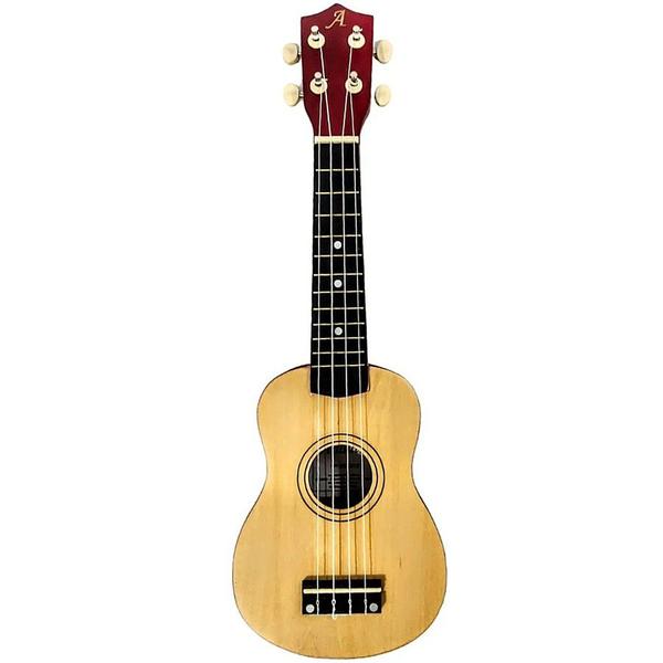 Imagem de Kit Ukulele Soprano Acustico Andaluz Uk-s01 Natural Fosco Ux01