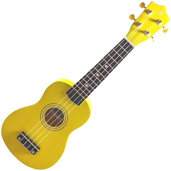 Imagem de Kit Ukulele Soprano Acústico Uks-01 YL Amarelo Andaluz Ux01