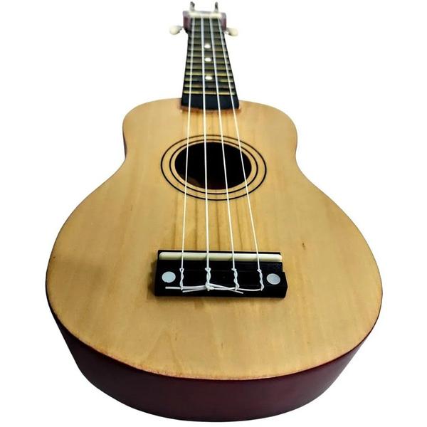 Imagem de Kit Ukulele Soprano Eletroacústico Andaluz Uk-S01 Natural