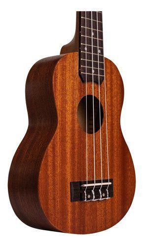 Imagem de Kit Ukulele Soprano Eletroacústico Cordas Aquila 21s Malibu