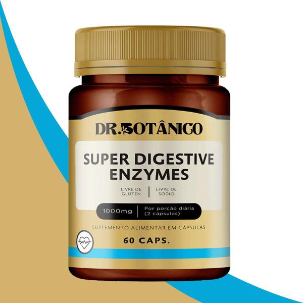 Imagem de Kit un 3 - super digestive enzymes 1.000mg 60 capsulas dr. botanico