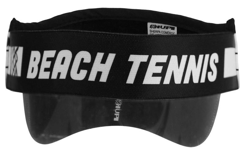 Imagem de Kit Undergrip Spider Preto + Viseira Beach Tennis Padel Branca