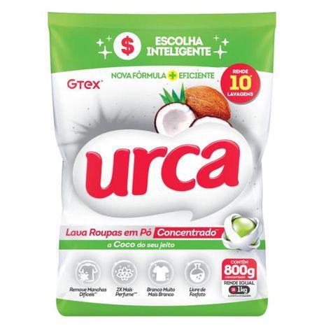 Imagem de Kit Urca Coco - Lava Roupas Liquido 3l + Lava Roupas pó Concentrado 800g + Sabão em Pedra 5x90g + Amaciante Ternura 2l + Sabão em Pasta 3 em 1 - 500g