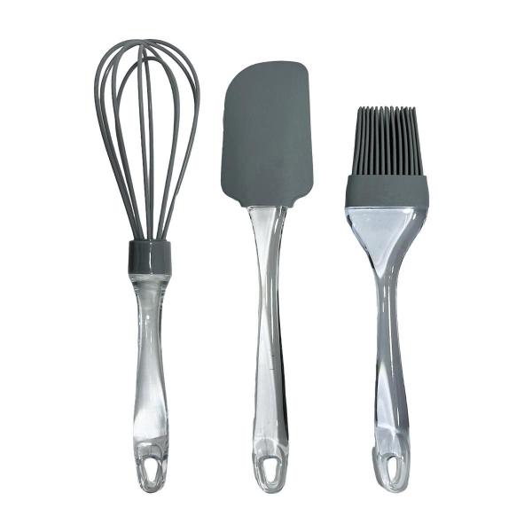 Imagem de Kit Utensilio Cozinha Wincy Com 3 Peças Em Silicone Cla09261