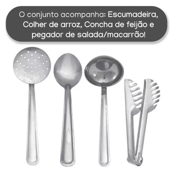 Imagem de Kit Utensílios 4 Peças Para Cozinha