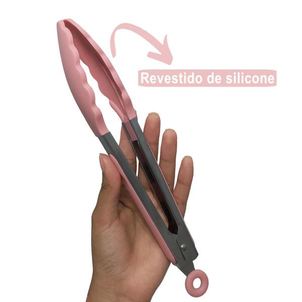 Imagem de Kit Utensílios Cozinha Silicone 12 Peças Antiaderente