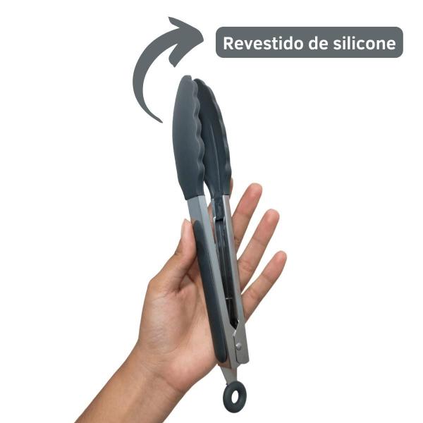 Imagem de Kit Utensílios Cozinha Silicone 12 Peças Antiaderente