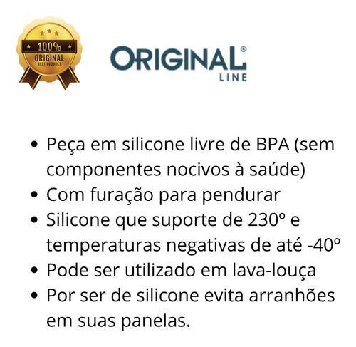 Imagem de Kit Utensílios Cozinha Talheres De Silicone Jogo C/ 6 Peças