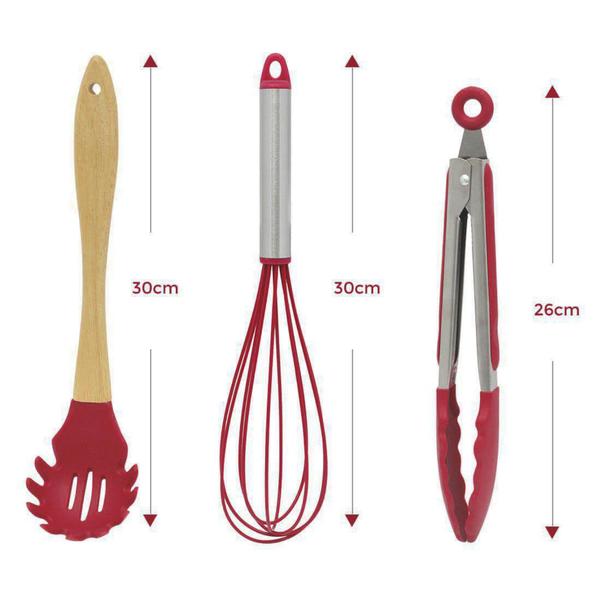 Imagem de Kit Utensílios de Cozinha Silicone 6 peças